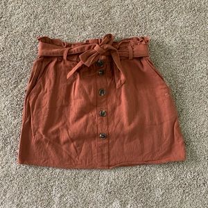 Clay-colored skirt